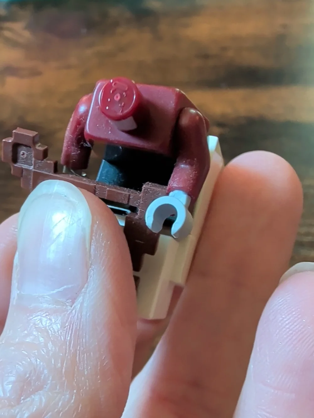 Lego Minecraft Pillager Riding Sheep Minifigure